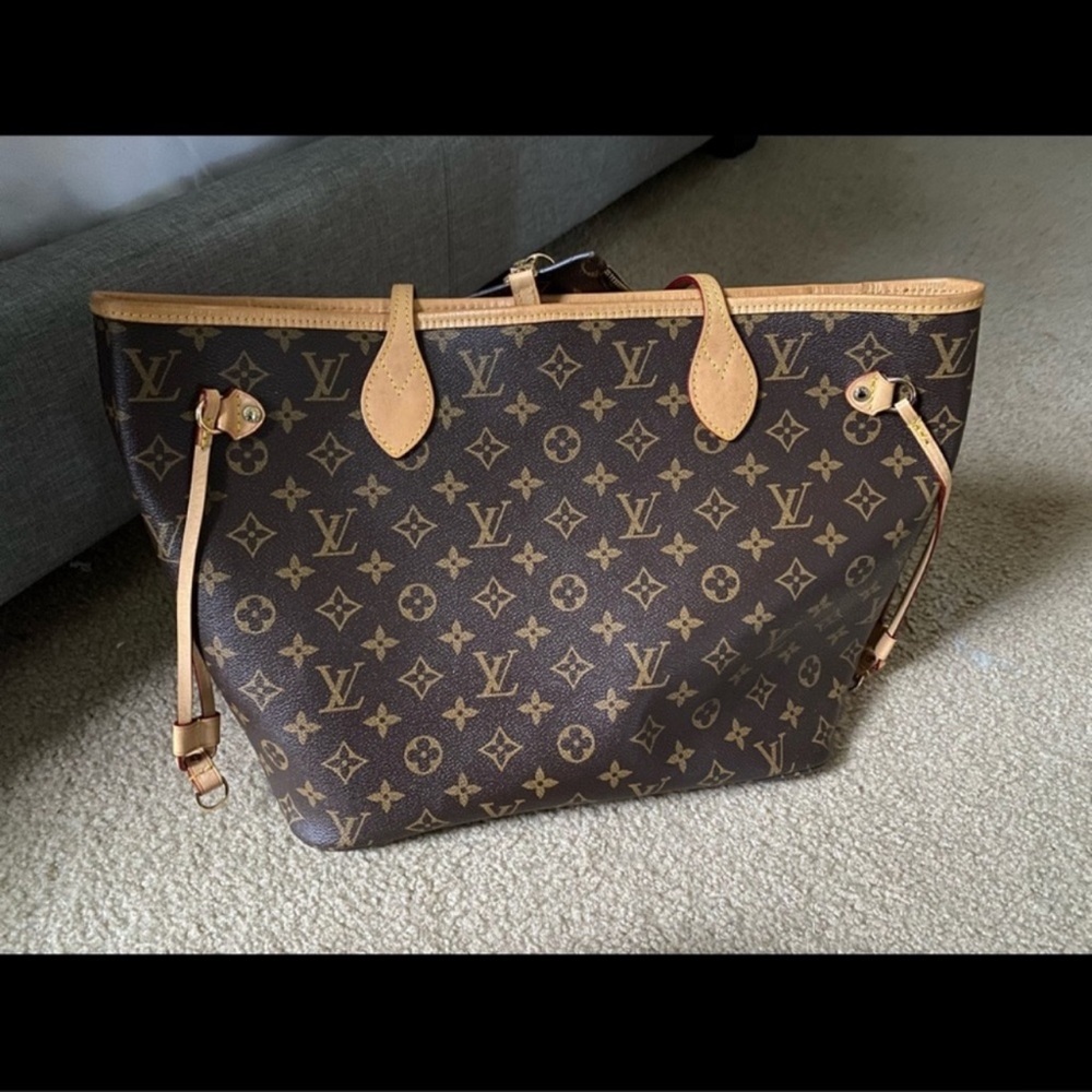 100% AUTHENTIC LOUIS VUITTON MM NEVERFULL TOTE BAG